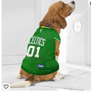 NWOT Pet  Celtic NBA official Jersey